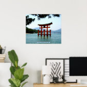 Poster Torii gate, Itsukushima Shrine, Japon (Bureau à domicile)