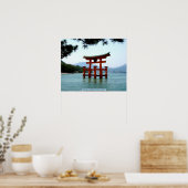 Poster Torii gate, Itsukushima Shrine, Japon (Cuisine)