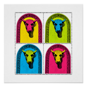 Poster Torino Turin Toret Pop Art Typographie Streetwear