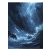 Poster Tormenta Eléctrica Sobre el Océano: Furia Desatada (Devant)