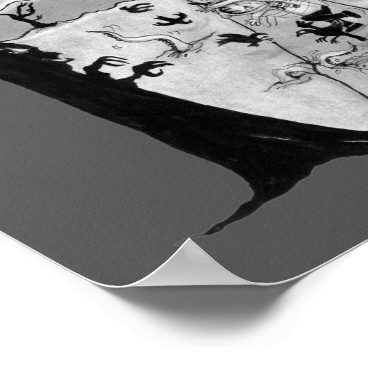 Poster "Tornade of Crows" (sans texte) (Coin)