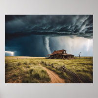 Tornade Prairie Grande Tornade non encadrée