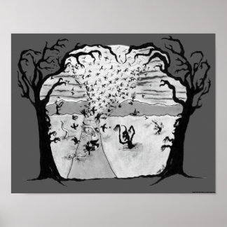 poster "Tornado of Crows" (geen tekst)