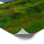 Poster Tornado Tempête de la grange rouge Extreme Météo (Coin)