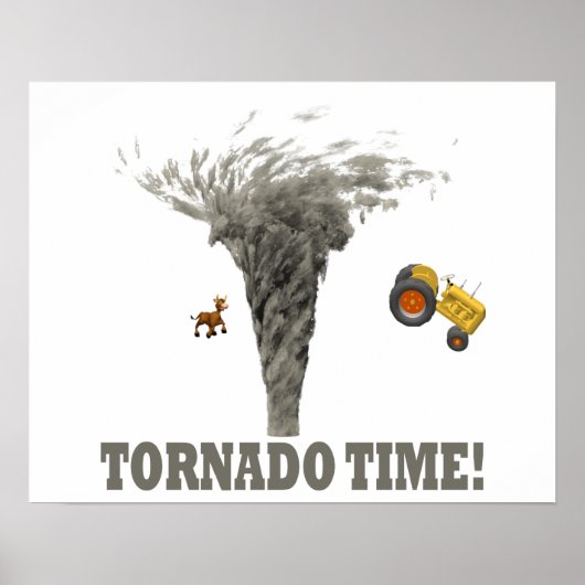 POSTER TORNADO TIME (Devant)