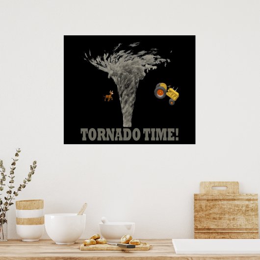 POSTER TORNADO TIME (Cuisine)