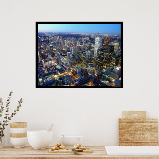 Poster Toronto à Dusk (Cuisine)