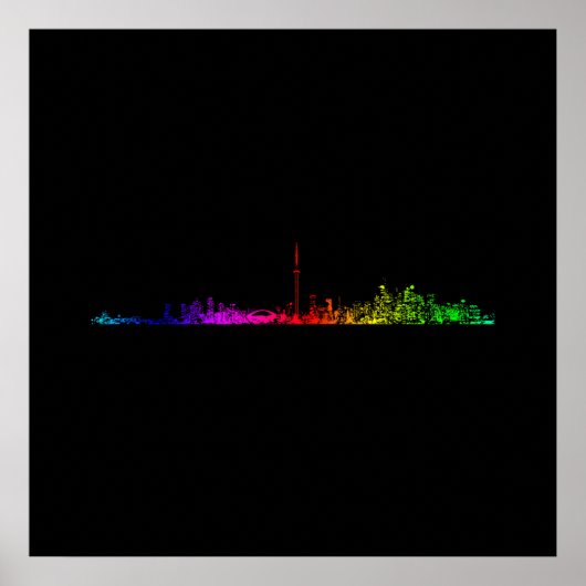 Poster Toronto Rainbow (Devant)