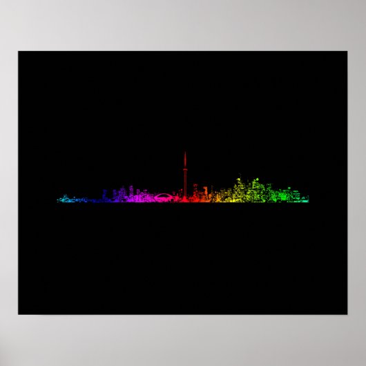 Poster Toronto Rainbow (Devant)