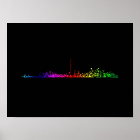 Poster Toronto Rainbow (Devant)