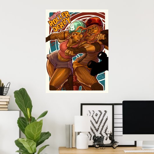 Poster Toronto Roller Derby (Bureau à domicile)