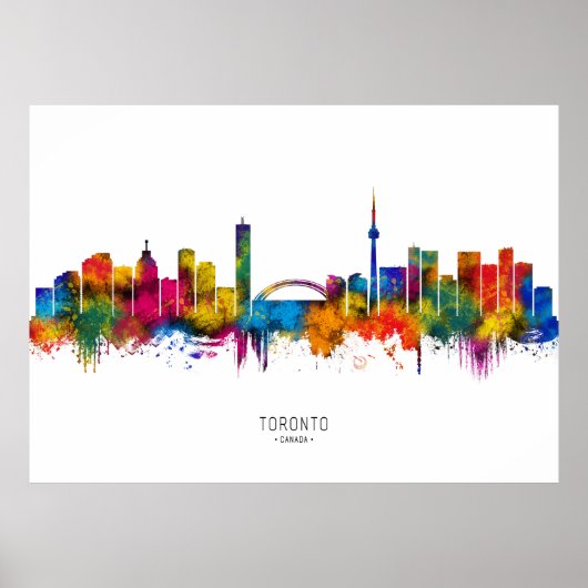 Poster Toronto Skyline (Devant)