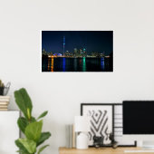 Poster Toronto Skyline (Bureau à domicile)