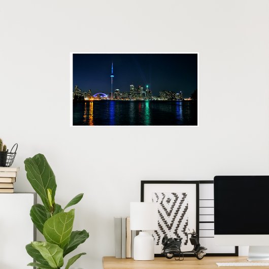 Poster Toronto Skyline (Bureau à domicile)