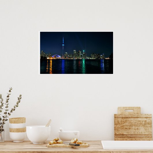 Poster Toronto Skyline (Cuisine)