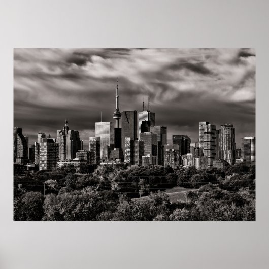 Poster Toronto Skyline De Riverdale Park No 4 (Devant)