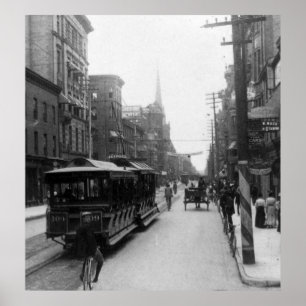 Poster Toronto Street Scene, 1900