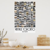 Poster Toronto vintage : Photographies de 1857-1899 (Cuisine)