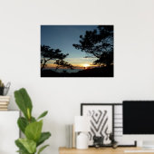 Poster Torrey Pine Sunset III Paysage californien (Bureau à domicile)