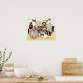 Poster Tortoiseshell dames (Cuisine)