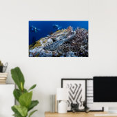 Poster Tortue (Bureau à domicile)