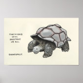Poster tortue (Devant)