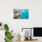 Poster Tortue (Bureau à domicile)