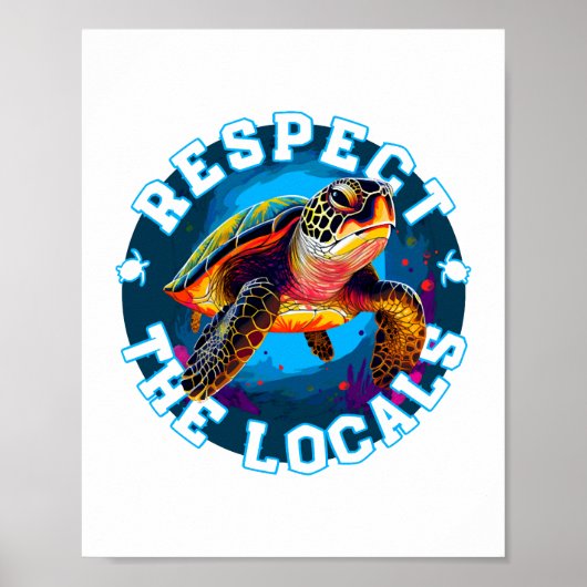 Poster Tortue 001 Shell Ouais ! (Devant)