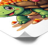 Poster Tortue à Coquille de Bonbon (Coin)