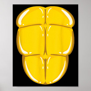 Poster Tortue coquille mignonne costume Tortue Drôle Hall