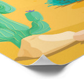 Poster Tortue cowboy (Coin)