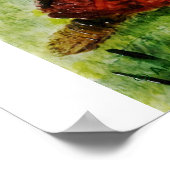 Poster Tortue d'art animal reptile (Coin)