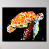 Poster : Tortue de mer (Devant)