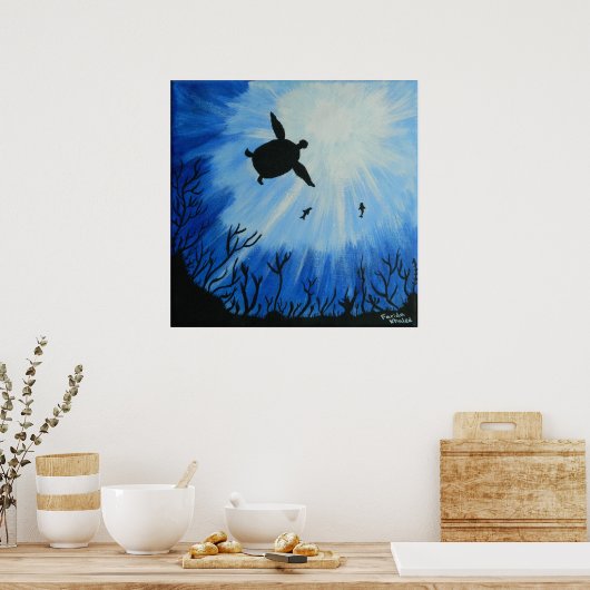 Poster Tortue de mer (Cuisine)