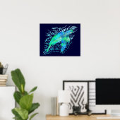 Poster Tortue de mer (Bureau à domicile)