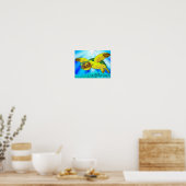 Poster Tortue de mer Imprimer 12b (Cuisine)