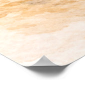 Poster Tortue de mer Plage Océanique (Coin)