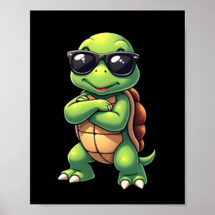 Poster Tortue de mer qui fait dabber amoureux des animaux