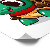 Poster Tortue de Noël (Coin)