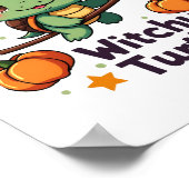 Poster Tortue de sorcière de coquille (Coin)