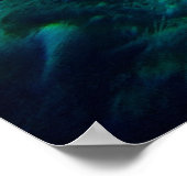 POSTER TORTUE MARINE DANS L'EAU (Coin)