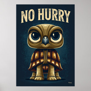 Poster Tortue sans Précipitation – Art de Personnage de D