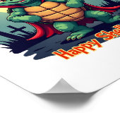 Poster Tortue Shell-o-Ween (Coin)