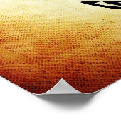 Poster Tortue Tribale Brown (Coin)