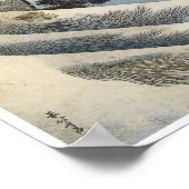 Poster Tortues de mer, Hokusai, 1832 (Coin)