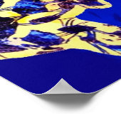 Poster Tortues marines Batik Art Africain (Coin)