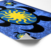 Poster Tortues Sun (Coin)