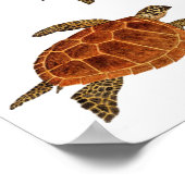 Poster Tortues volantes (Coin)