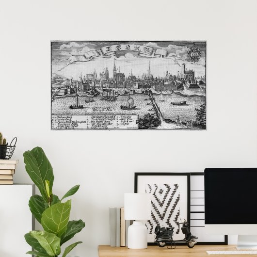 Poster Torun, Pologne (Bureau à domicile)