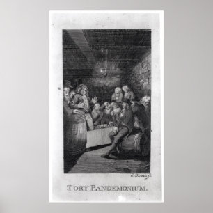 Poster Tory Pandemonium, de John Trumbull